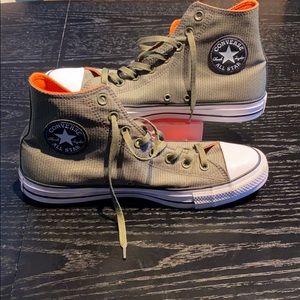 Army Green High Top Converse